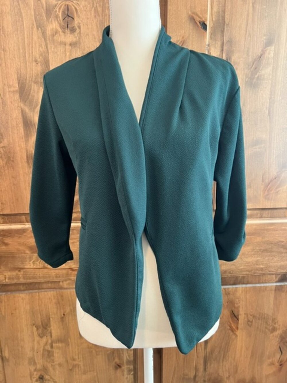 Forest Green Open Blazer